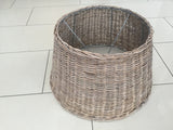 Lampenschirm Rattan, Form rund, Durchmesser 46 cm