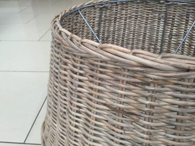 Lampenschirm Rattan, Form rund, Durchmesser 46 cm