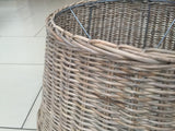 Lampenschirm Rattan, Form rund, Durchmesser 46 cm