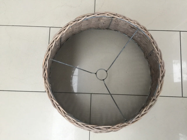 Lampenschirm Rattan, Form rund, Durchmesser 46 cm