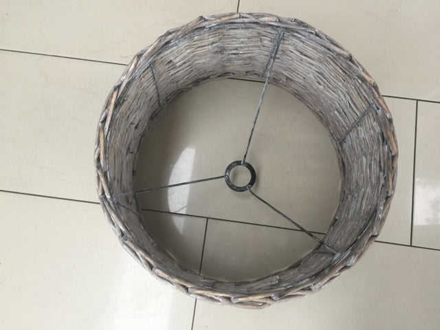 Lampenschirm Rattan, Form rund, Durchmesser 44 cm