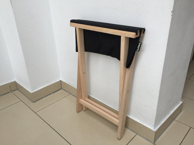 Hocker schwarz aufklappbar, Hocker Textil Holz