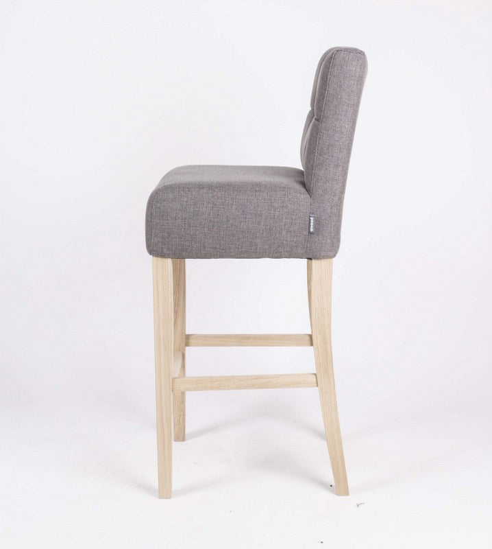 Barhocker gepolstert,  Tresenhocker Farbe taupe