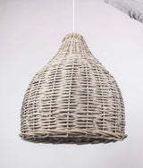 Hängeleuchte Rattan, Pendelleuchte Rattan, Lampenschirm Rattan, Ø 50 cm