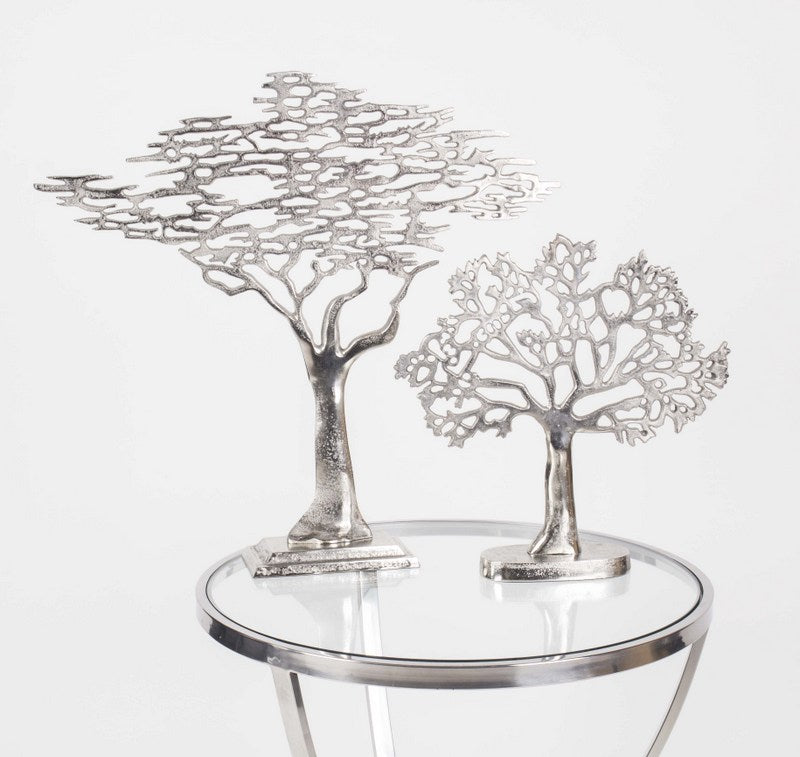 Dekobaum, Baum aus Aluminium als Dekoration, Höhe 59 cm