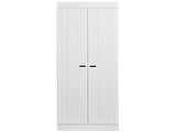 Kleiderschrank Weiß, Schrank, Breite 94 cm