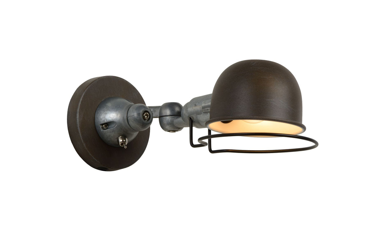 Wandlampe Rost Industrie, Wandleuchte Rost-braun Industriedesign