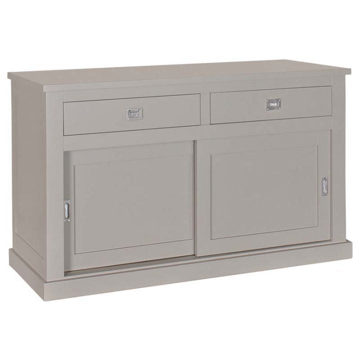 Sideboard grau im Landhausstil, Anrichte grau, Breite 160 cm