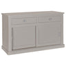 Sideboard grau im Landhausstil, Anrichte grau, Breite 160 cm