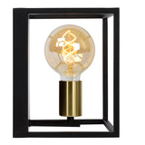 Wandlampe Gold schwarz Industriedesign, Wandleuchte schwarz Metall