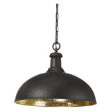 Hängelampe Schwarz, Pendelleuchte schwarz,  Durchmesser 50 cm