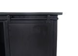 Sideboard schwarz, Industriedesign Anrichte schwarz, Kommode schwarz, Breite 95 cm