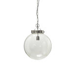Hängelampe Antikes Silber, Pendelleuchte Silber,  Durchmesser 40 cm