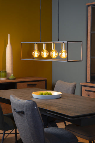 Pendelleuchte Gold schwarz Industriedesign, Hängeleuchte schwarz