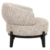 Sessel beige-schwarz, Longe-Sessel beige, Breite 87 cm&nbsp; cm