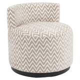 Sessel drehbar taupe, Longe-Sessel beige-taupe, Breite 59 cm