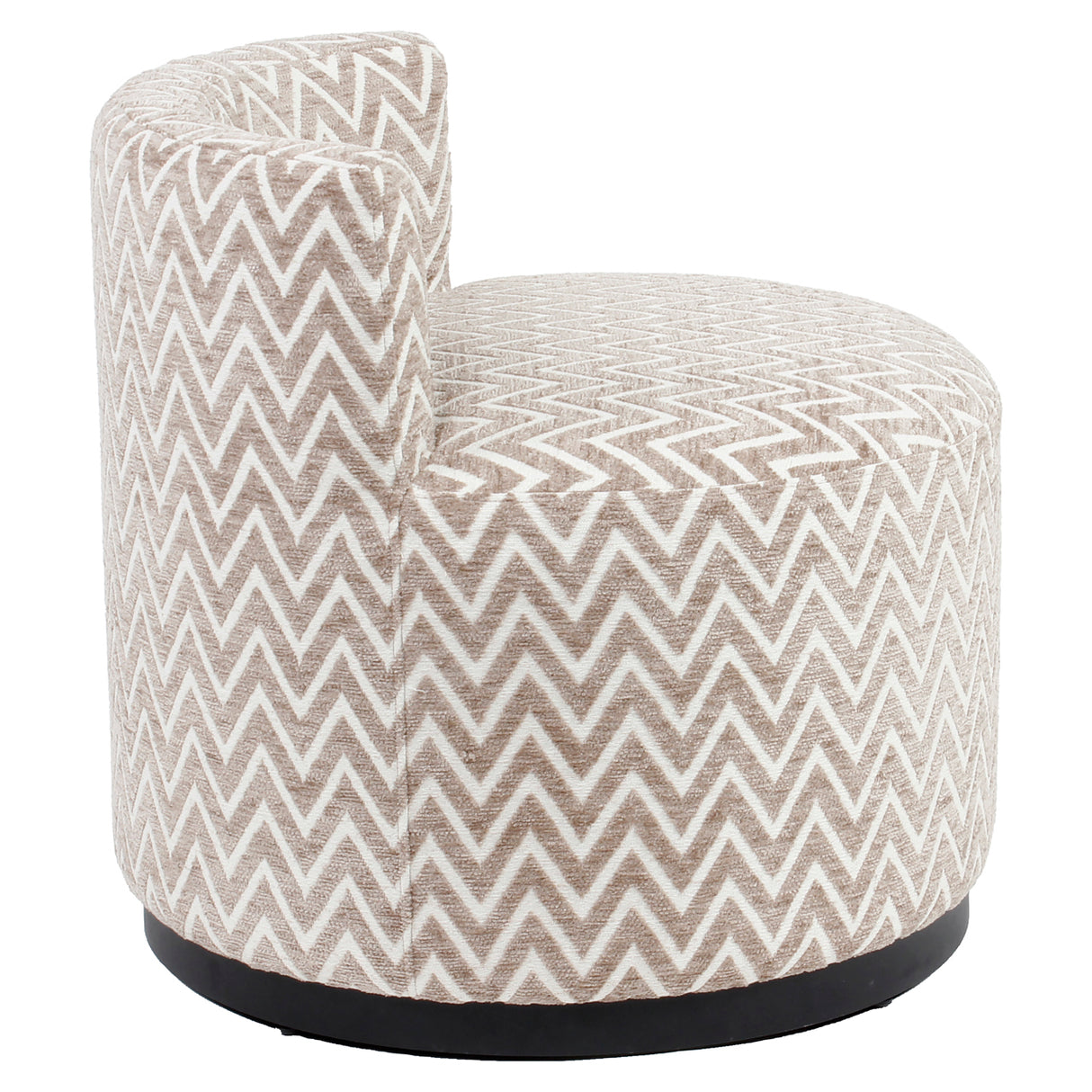 Sessel drehbar taupe, Longe-Sessel beige-taupe, Breite 59 cm
