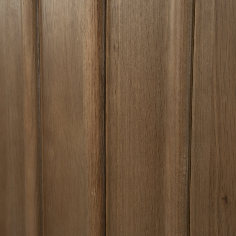 Kleiderschrank Holz furniert, Schrank  Naturholz-braun, Wohnzimmerschrank Holz, Breite 102 cm