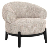 Sessel beige-schwarz, Longe-Sessel beige, Breite 87 cm&nbsp; cm