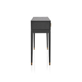 Konsole schwarz Eiche furniert, Wandtisch Eiche furniert, Konsole Eiche furniert,  Breite 160 cm