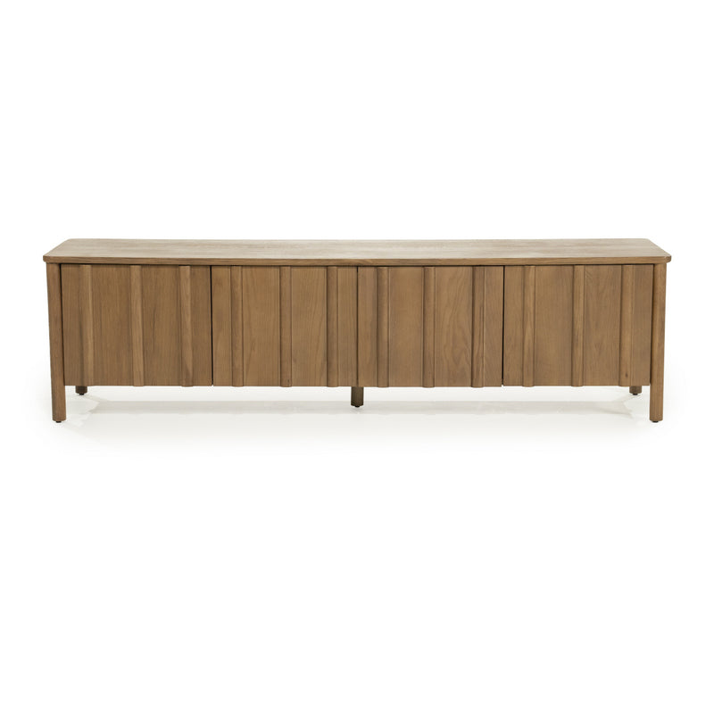 Fernsehschrank Holz furniert, TV Schrank Naturholz, Lowboard Holz, Breite 183  cm