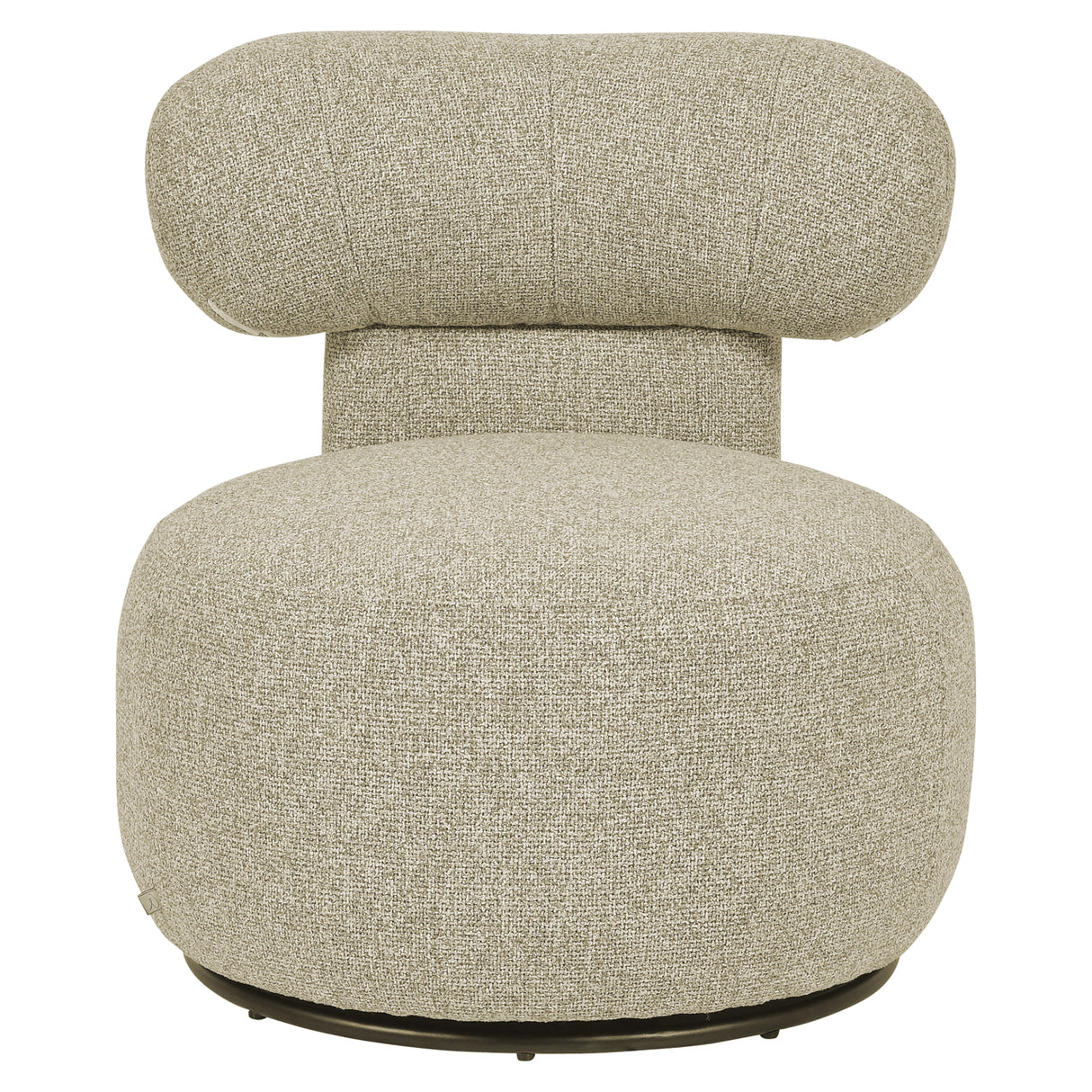 Sessel drehbar Farbe-Sand, Longe-Sessel drehbar, Breite 59 cm