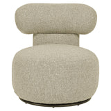 Sessel drehbar Farbe-Sand, Longe-Sessel drehbar, Breite 59 cm