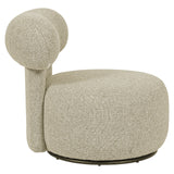 Sessel drehbar Farbe-Sand, Longe-Sessel drehbar, Breite 59 cm