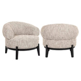 Sessel beige-schwarz, Longe-Sessel beige, Breite 87 cm&nbsp; cm