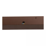 Pendelleuchte Rost-Farbe, Hängeleuchte LED oval dimmbar, Breite 150 cm