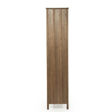 Kleiderschrank Holz furniert, Schrank  Naturholz-braun, Wohnzimmerschrank Holz, Breite 102 cm