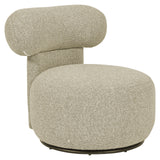 Sessel drehbar Farbe-Sand, Longe-Sessel drehbar, Breite 59 cm