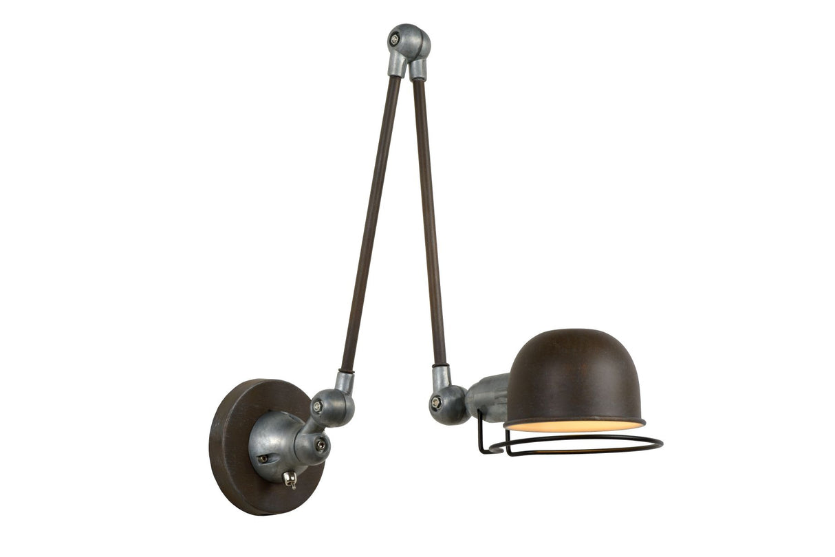 Wandlampe Rost Industrie, Wandleuchte Rost-braun Industriedesign