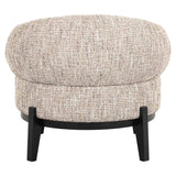 Sessel beige-schwarz, Longe-Sessel beige, Breite 87 cm&nbsp; cm
