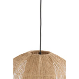 Rattan Hängeleuchte, Hängeleuchte Naturell, Rattan Look, Ø40x25 cm