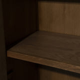 Kleiderschrank Holz furniert, Schrank  Naturholz-braun, Wohnzimmerschrank Holz, Breite 102 cm