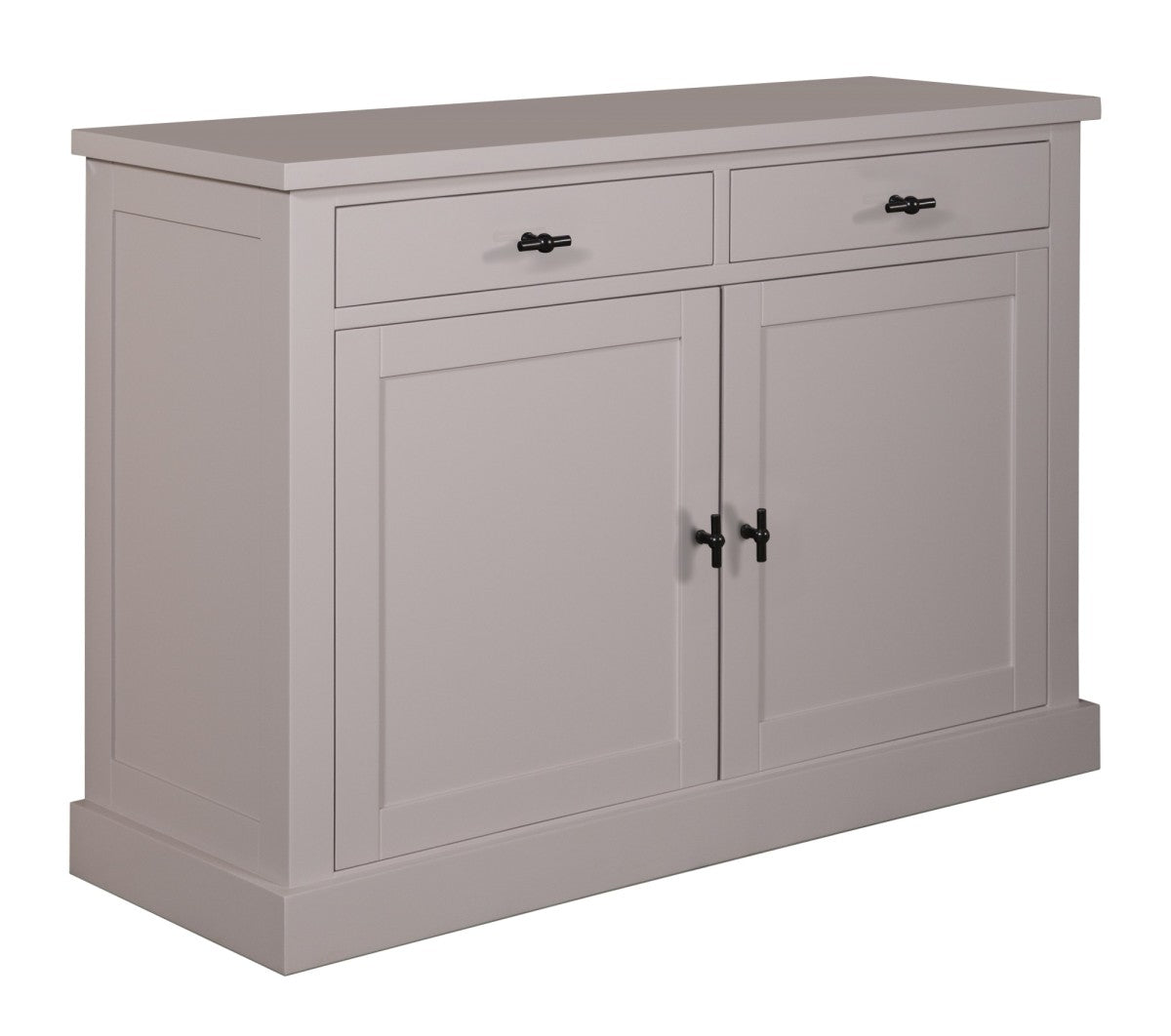 Sideboard grau, Anrichte grau Landhaus, Sideboard Landhausstil, Breite 130 cm