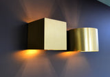 Wandlampe gold, G9, LED Dim.