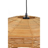 Rattan Hängeleuchte, Hängeleuchte Naturell, Rattan Look, Ø51x21 cm