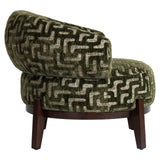 Sessel grün-braun, Longe-Sessel grün, Breite 87 cm