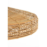 Rattan Hängeleuchte, Hängeleuchte Naturell, Rattan Look, Ø51x21 cm