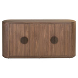 Sideboard braun Walnuss furniert, Anrichte braun, Breite 180 cm