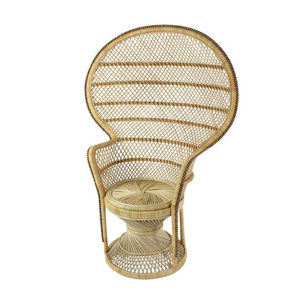 Sessel Rattan, Rattansessel Natur-Rattan, Hochzeitssessel