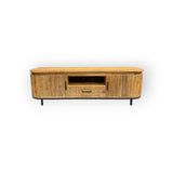 TV Schrank Holz, Fernseheschrank Holz, Breite 220 cm