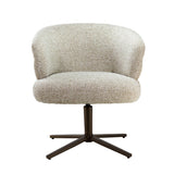 Stuhl drehbar Farbe beige, Esszimmerstuhl drehbar, Breite 69 cm