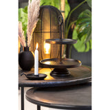 Etagere schwarz, Metall Etagere schwarz, Höhe 37 cm