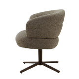 Stuhl drehbar Farbe grau, Esszimmerstuhl grau drehbar, Breite 69 cm