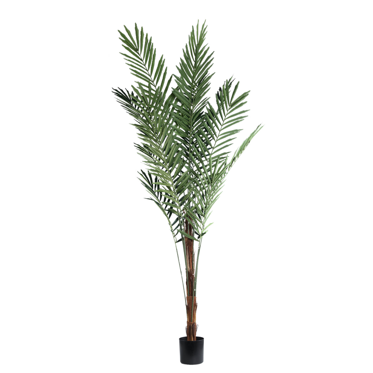 Künstliche große Palme XL,  Deko-Palme grün, Kunstpflanze Palme grün, Höhe 260 cm