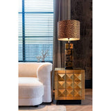 Nachtisch Gold, Beistelltisch Gold, Breite 50 cm