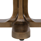 Bistrotisch Bronze-braun, Tisch Holz braun,&nbsp; Durchmesser 75 cm